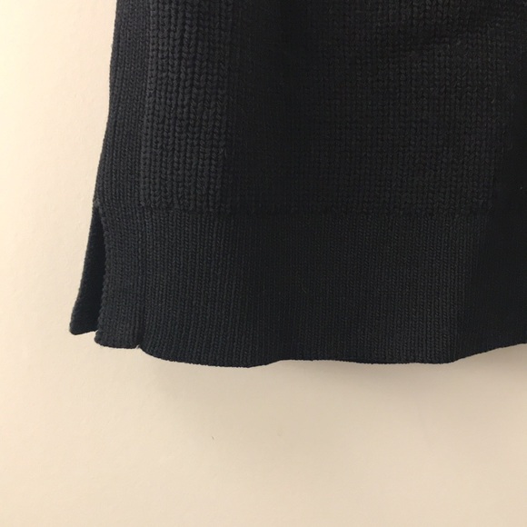 Black Knit Wilfred Long Crop Top - Picture 6 of 6
